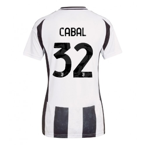 Fotballdrakt Dame Juventus Juan Cabal #32 Hjemmedrakt 2024-25 Kortermet